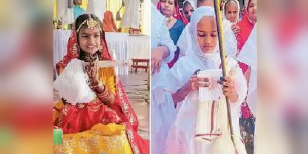 महज 8 साल की उम्र में साध्वी बनी आंगी