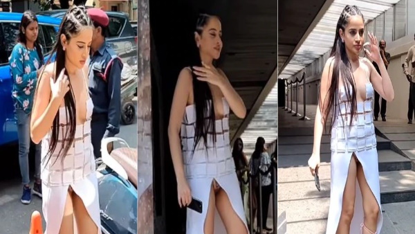 वीडियो में उर्फी के इनरवियर आ रहे नजर 