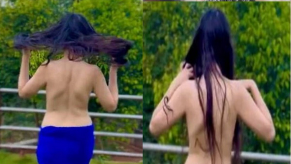 उर्फी के वीडियो में नजर आ रही उनकी गोरी पीठ 