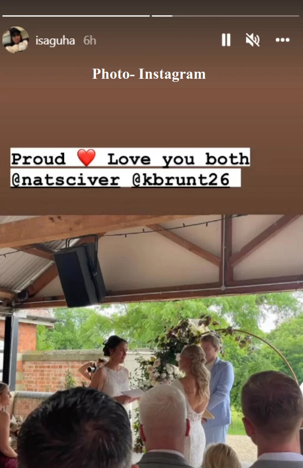England world cup team member Katherine Brunt and Nat Sciver married to each other