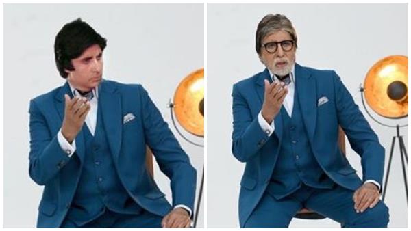 अमिताभ ने फोटो में की लुक की तुलना