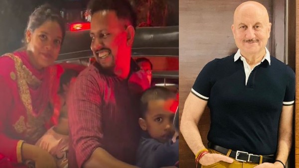 कार में एक्टर, स्कूटर पर मुस्लिम परिवार कार में एक्टर, स्कूटर पर मुस्लिम परिवार