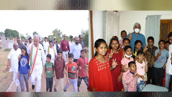 बच्चों से कर रहे हैं मुलाकात 