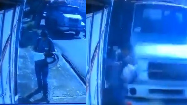 ट्रक की चपेट में आया युवक