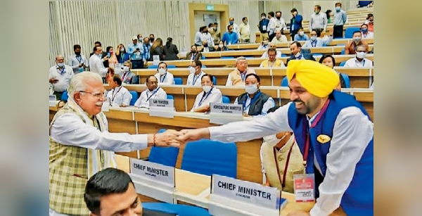 haryana CM manohar lal khattar and Punjab CM bhagwant mann talk On separate High Court haryana CM manohar lal khattar and Punjab CM bhagwant mann talk On separate High Court