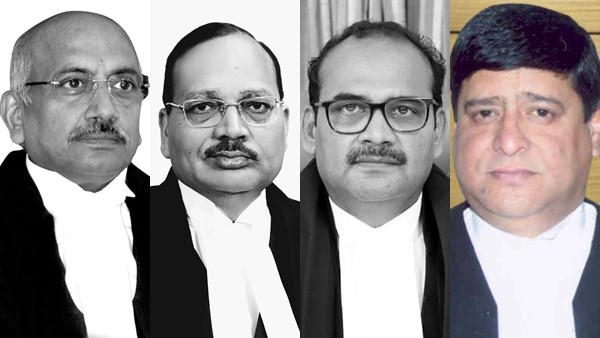 पंजाब, मध्य प्रदेश, हरियाणा, उत्तराखंड के एक-एक जस्टिस पंजाब, मध्य प्रदेश, हरियाणा, उत्तराखंड के एक-एक जस्टिस