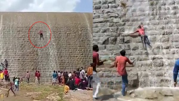 स्टंट का शौकीन युवक औंधे मुंह गिरा