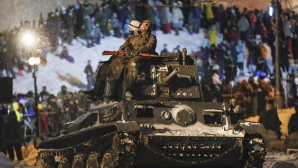 रूसी लोगों के बलिदानों को किया याद