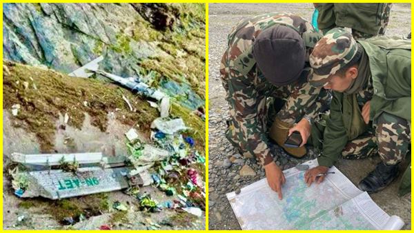 प्लेन रविवार को हादसे का शिकार हो गया था