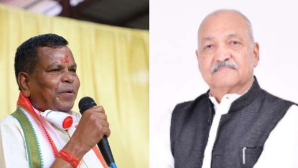 हेलीकॉप्टर यात्रा पर निकले कवासी लखमा और रविंद्र चौबे 