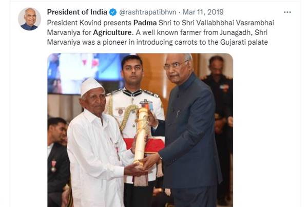 गुजराती खाने में गाजर के सूत्रधार वल्लभभाई !