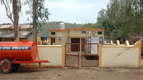 नवगठ‍ित बरोद‍िया नगर पर‍िषद का भवन