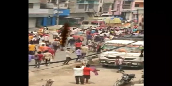 WATCH Video: protest against Agnipath Scheme, agitators attacked The residence of Deputy CM 