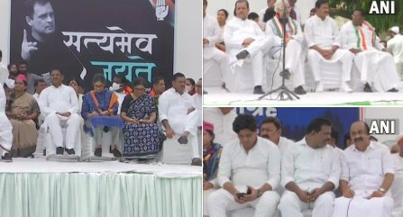 अग्निपथ और राहुल गांधी के खिलाफ ईडी की कार्रवाई को लेकर कांग्रेस का जंतर मंतर पर सत्याग्रह अग्निपथ और राहुल गांधी के खिलाफ ईडी की कार्रवाई को लेकर कांग्रेस का जंतर मंतर पर सत्याग्रह