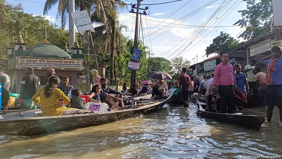 कछार में बाढ़ के बाद की स्थिति