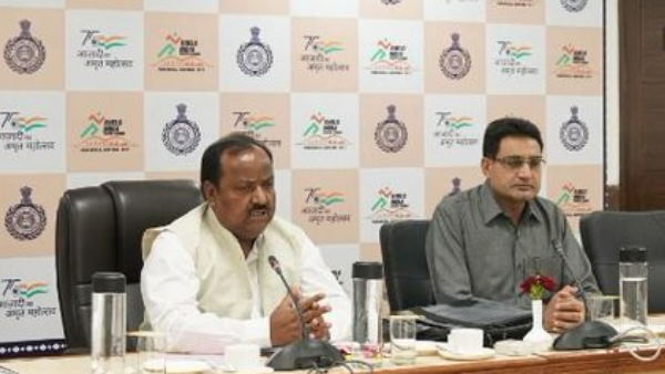 Haryana state election commissioner meeting with party representatives Haryana state election commissioner meeting with party representatives