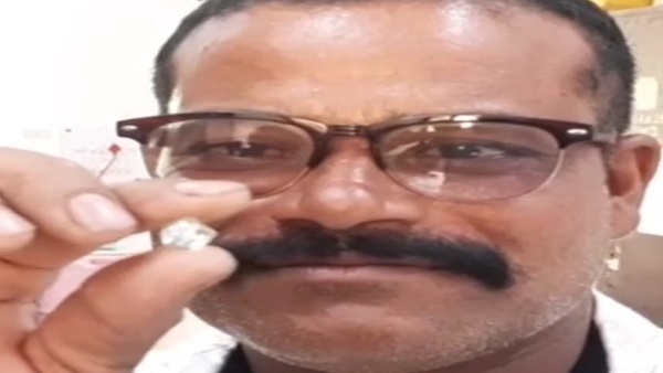 20 द‍िन की मेहतन में 6.29 कैरेट का हीरा म‍िला