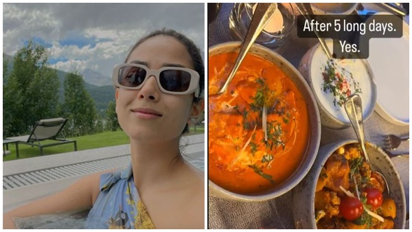 मीरा राजपूत को मिला भारतीय भोजन
