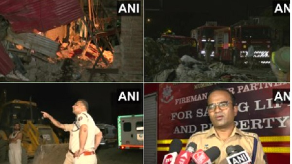 मुंबईः बांद्रा में बिल्डिंग का गिरा ढांचा, एक की मौत मुंबईः बांद्रा में बिल्डिंग का गिरा ढांचा, एक की मौत