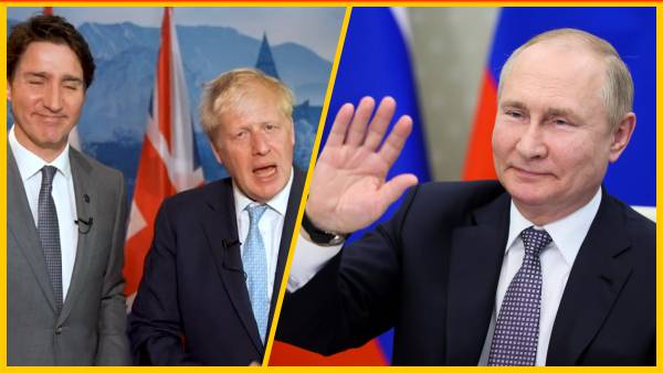 G-7 के नेताओं ने शर्टलेस पुतिन की तस्वीर का उड़ाया मजाक G-7 के नेताओं ने शर्टलेस पुतिन की तस्वीर का उड़ाया मजाक