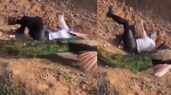 मोरनी ने हमला कर लड़की को किया चारों खाने चित 