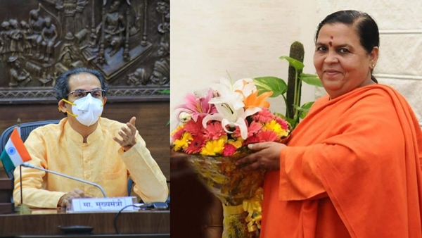 उमा भारती के निशाने पर उद्धव ठाकरे