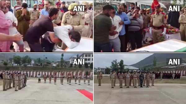 A bullet-riddled body of a Police Sub Inspector was found in Pulwama A bullet-riddled body of a Police Sub Inspector was found in Pulwama