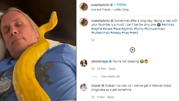 सांपों से है ज्यादा प्यार