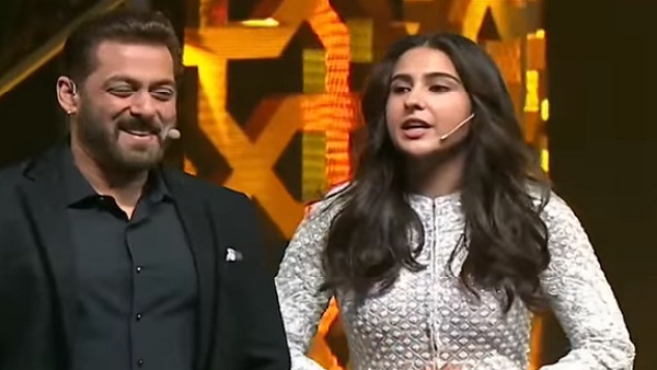 नोंक-झोंक के बाद सलमान और सारा करते हैं डांस 