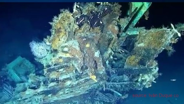  1708 में डूबा था जहाज