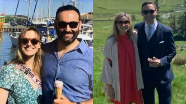 पत्नी के साथ लगी थी फोटो