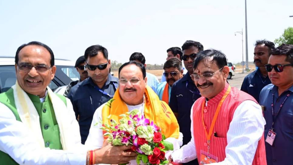 सीएम शिवराज सिंह चौहान ने की जेपी नड्डा की तारीफ