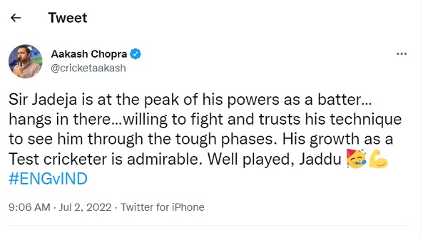 सर जडेजा अपनी पावर के चरम पर 