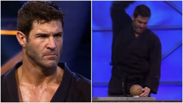 एक मिनट में 49 नारियल धराशायी