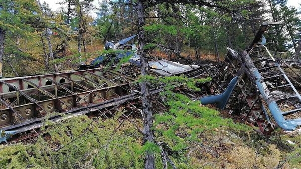 साइबेरिया के जंगलों में क्रैश हुआ प्लेन