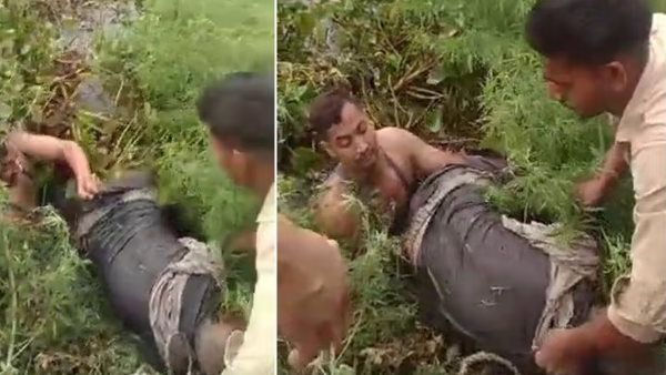 अपनी जान खतरे में डाल दलदल में कूद गए सिपाही संदेश कुमार