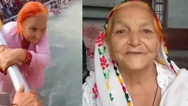 कौन हैं गंगा नदी में छलांग लगाने वाली 70 वर्षीय दादी