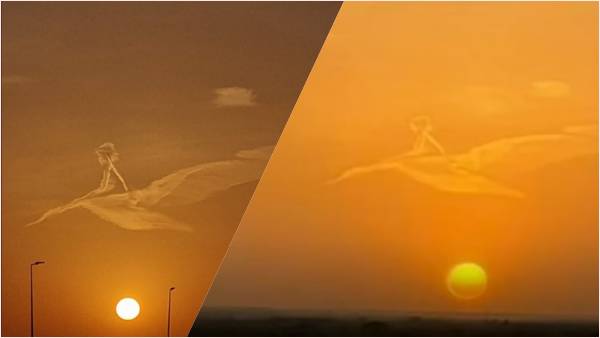 कुदरत की चित्रकारी के आगे सब नतमस्तक