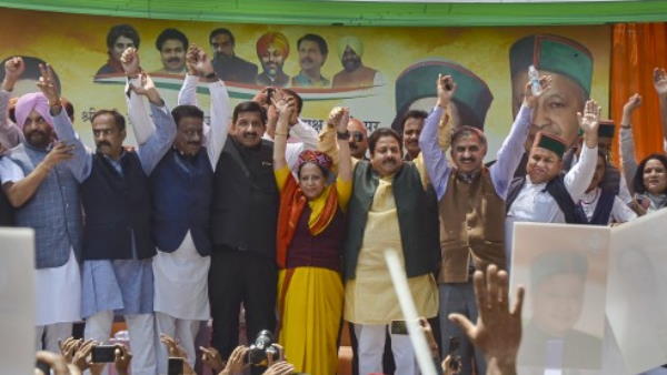 Himachal congress leader banned for self publicity by banner poster Himachal congress leader banned for self publicity by banner poster