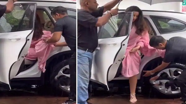 'एक बॉडीगार्ड ने पकड़ी साड़ी और दूसरे ने छाता...' फिर चल पाईं नोरा 