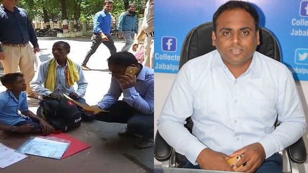 कंधे पर जिगर का टुकड़ा देख कलेक्टर का पसीजा दिल कंधे पर जिगर का टुकड़ा देख कलेक्टर का पसीजा दिल