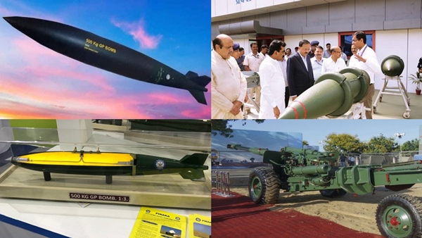 फैक्ट्री के पास 500 किलो वजनी GP Bomb