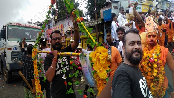 शिव के रूपों में सजे कावड़िए