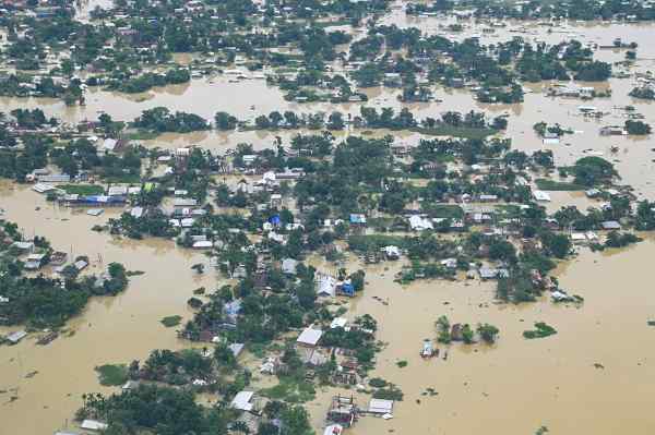 Assam Floods : जलमग्न हुआ अधिकांश भूभाग