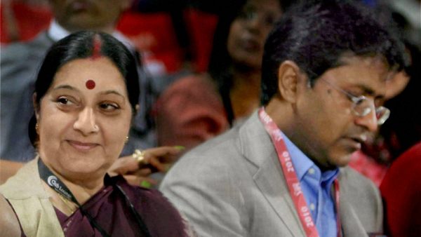 ललित मोदी और सुषमा स्वराज
