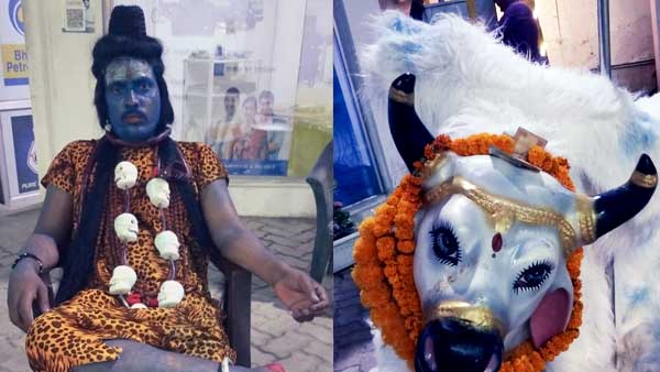 13 हजार खर्च कर बाइक को दिया नंदी का रूप