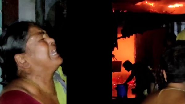प्रदर्शन के दौरान लगाई आग प्रदर्शन के दौरान लगाई आग