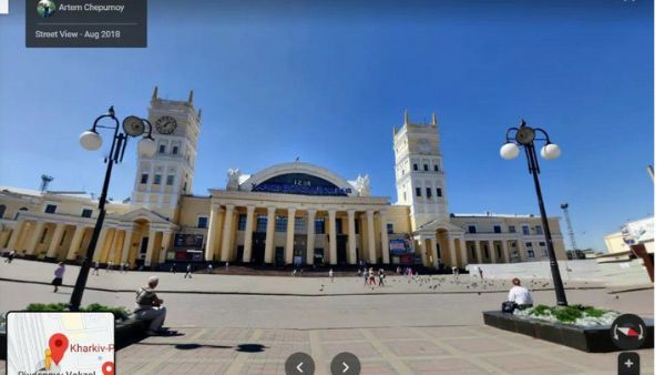 यूक्रेन के स्टेशन की है तस्वीर यूक्रेन के स्टेशन की है तस्वीर