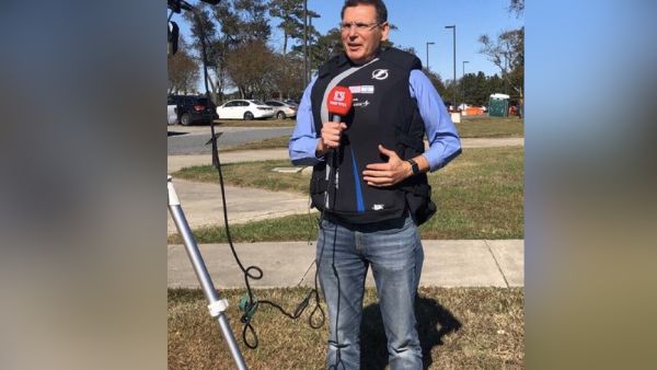 बाइडेन के प्रोग्राम को कवर कर रहे थे गिल