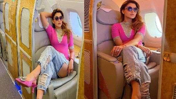 उर्वशी ने पहनी अजीबोगरीब जीन्स
